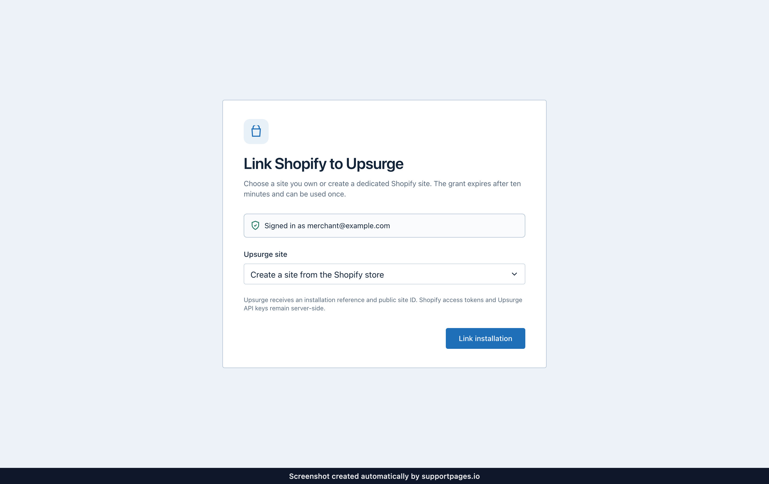 Choose an Upsurge site